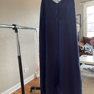 ASOS Navy Blue Maxi Dress